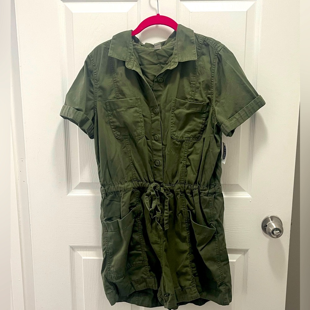 Military inspired romper